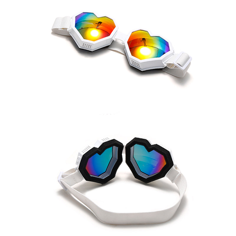 Kye Heart Shaped Goggle Sunglasses