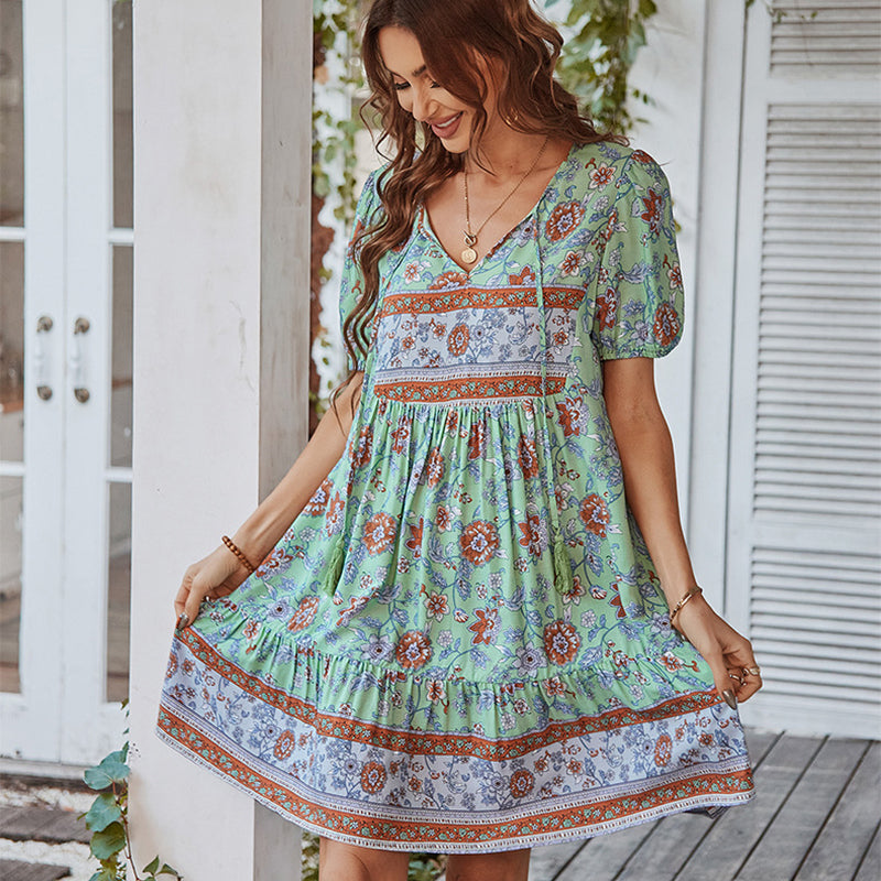 Natella Boho Style Summer Dress