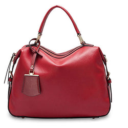 Boston Trendy Genuine Leather Handbag