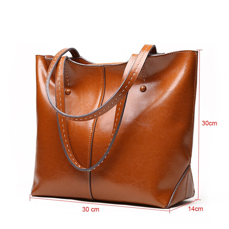 Pielinen Genuine Leather Tote Bag