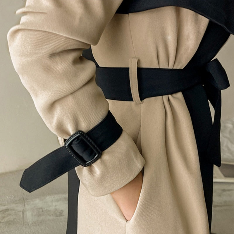 Bronwyn Elegant Belted Trench Coat