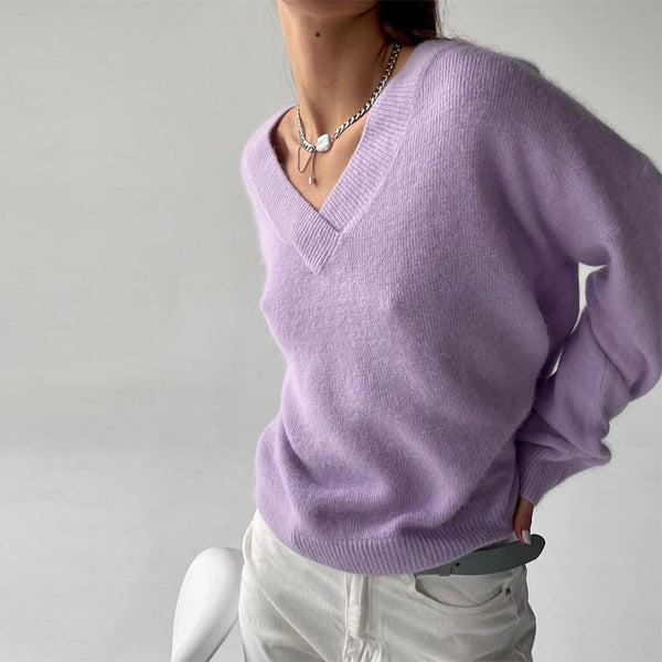 Zelda Soft Cashmere Casual Sweater