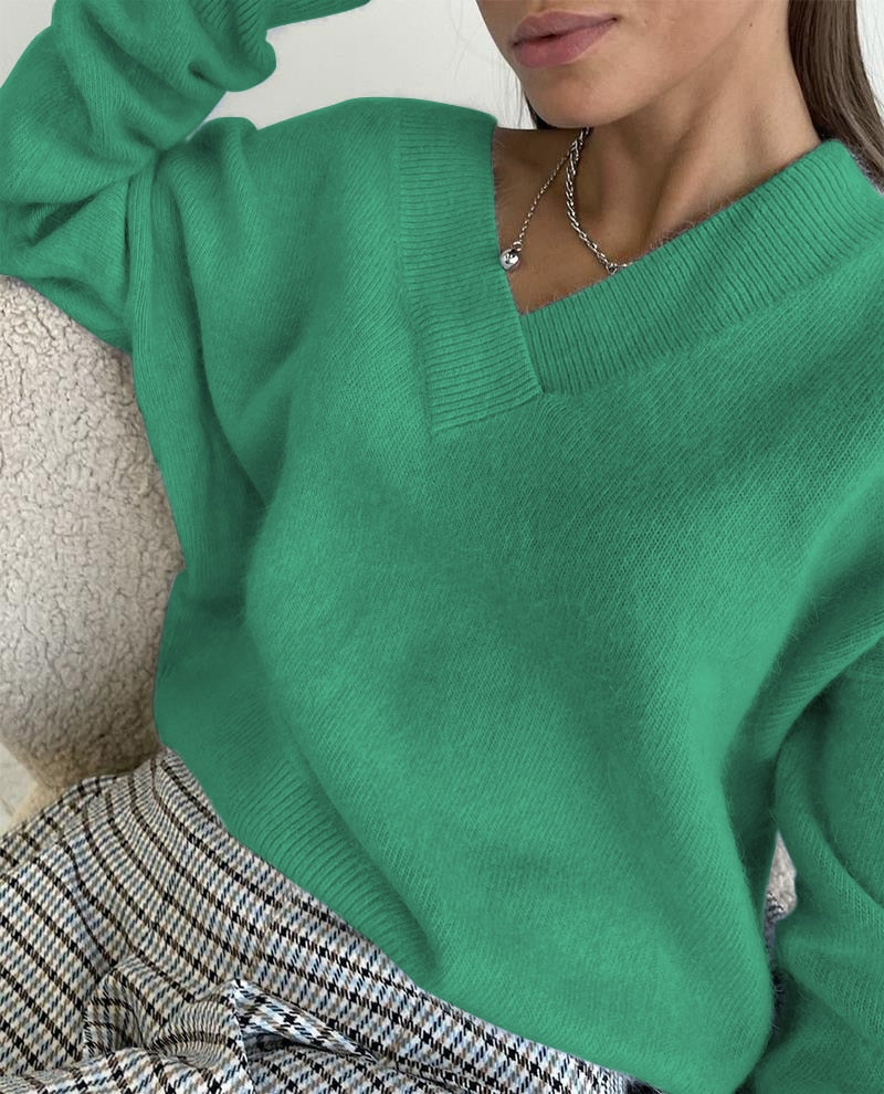 Zelda Soft Cashmere Casual Sweater